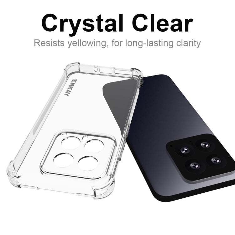 For Xiaomi 14 ENKAY Hat-Prince Transparent TPU Shockproof Phone Case - free shipping - PMC Jewellery - Order now!