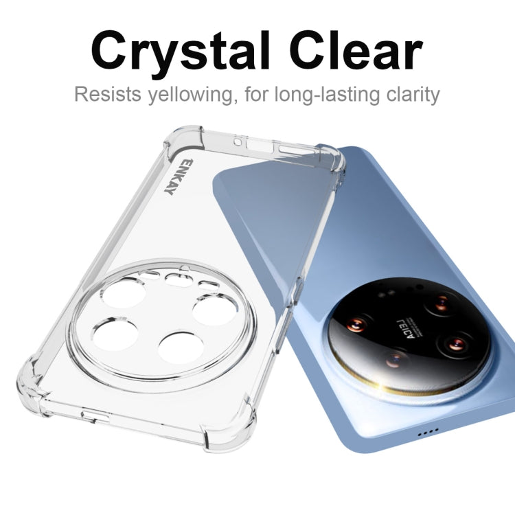 For Xiaomi 14 Ultra ENKAY Hat-Prince Transparent TPU Shockproof Phone Case - free shipping - PMC Jewellery - Order now!