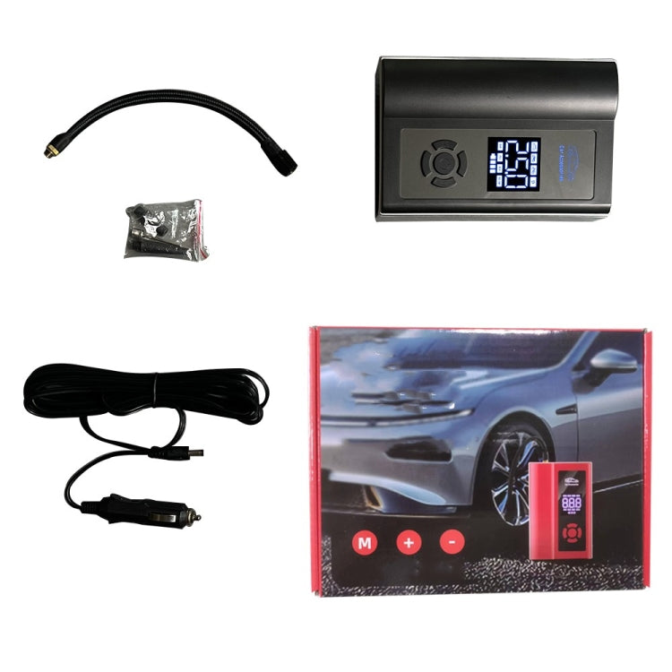 Ai8 Portable Multifunctional LCD Screen Emergency Power Supply 12V Car Start Air Pump(Black) - Inflatable Pump by PMC TechLife | Online Shopping South Africa | PMC TechLife