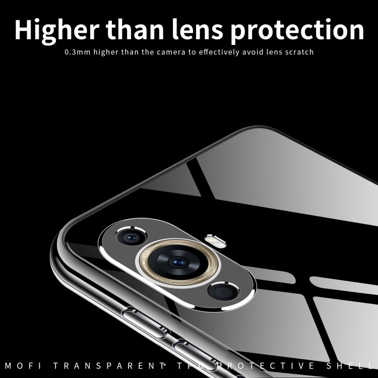 For Huawei nova 11 4G MOFI Ming Series Transparent Ultra-thin TPU Phone Case - Huawei Cases by MOFI | Online Shopping South Africa | PMC TechLife | Buy Now Pay Later Mobicred