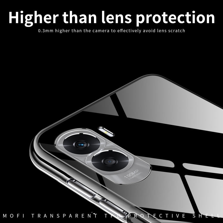 For Honor X50i MOFI Ming Series Transparent Ultra-thin TPU Phone Case - Honor Cases by MOFI | Online Shopping South Africa | PMC TechLife | Buy Now Pay Later Mobicred
