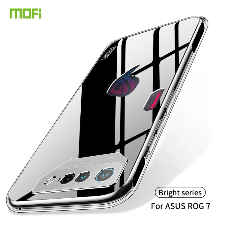 For ASUS ROG Phone 7 MOFI Ming Series Ultra-thin TPU Phone Case(Transparent) - ASUS Cases by MOFI | Online Shopping South Africa | PMC TechLife | Buy Now Pay Later Mobicred