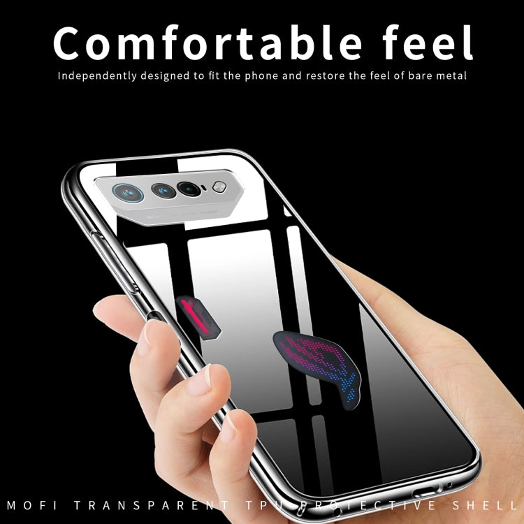 For ASUS ROG Phone 7 MOFI Ming Series Ultra-thin TPU Phone Case(Transparent) - ASUS Cases by MOFI | Online Shopping South Africa | PMC TechLife | Buy Now Pay Later Mobicred