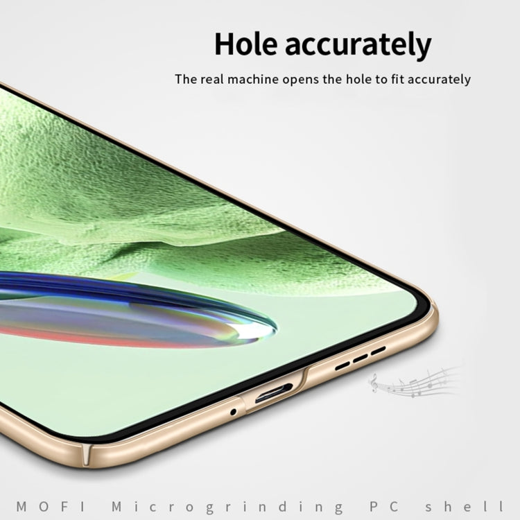 For Redmi Note 12 5G Global MOFI Micro-Frosted PC Ultra-thin Hard Phone Case(Blue) - Note 12 Cases by MOFI | Online Shopping South Africa | PMC TechLife