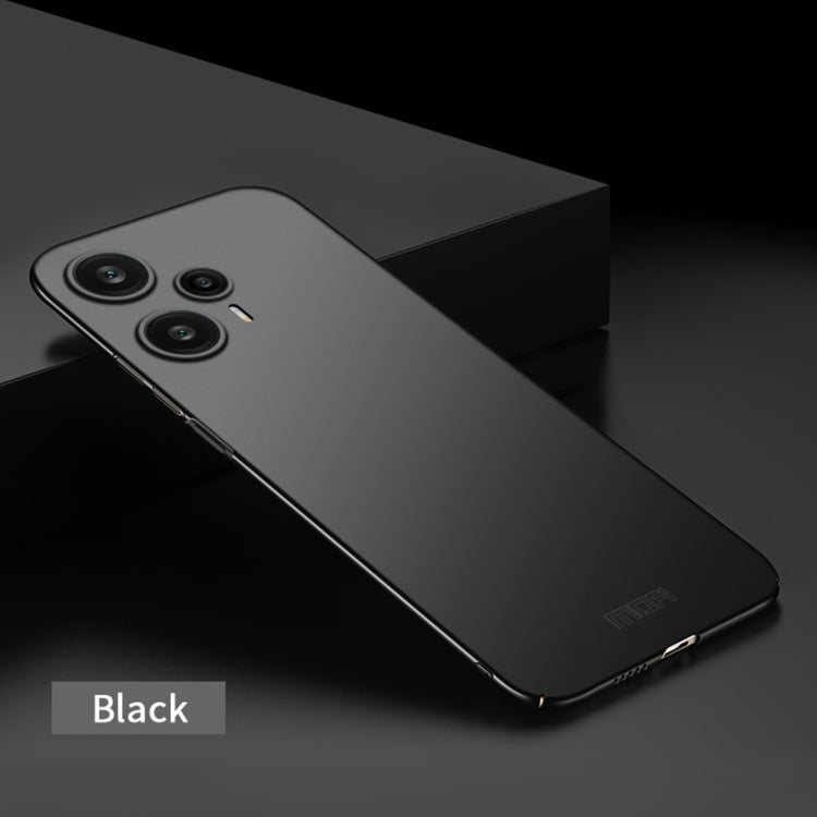 For?Redmi Note 12 Turbo 5G MOFI Micro-Frosted PC Ultra-thin Hard Phone Case(Black) - Xiaomi Cases by MOFI | Online Shopping South Africa | PMC TechLife