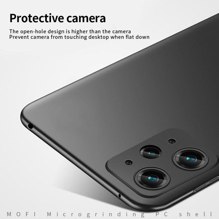 For Xiaomi Redmi Note 12S MOFI Micro-Frosted PC Ultra-thin Hard Phone Case(Black) - Xiaomi Cases by MOFI | Online Shopping South Africa | PMC TechLife | Buy Now Pay Later Mobicred