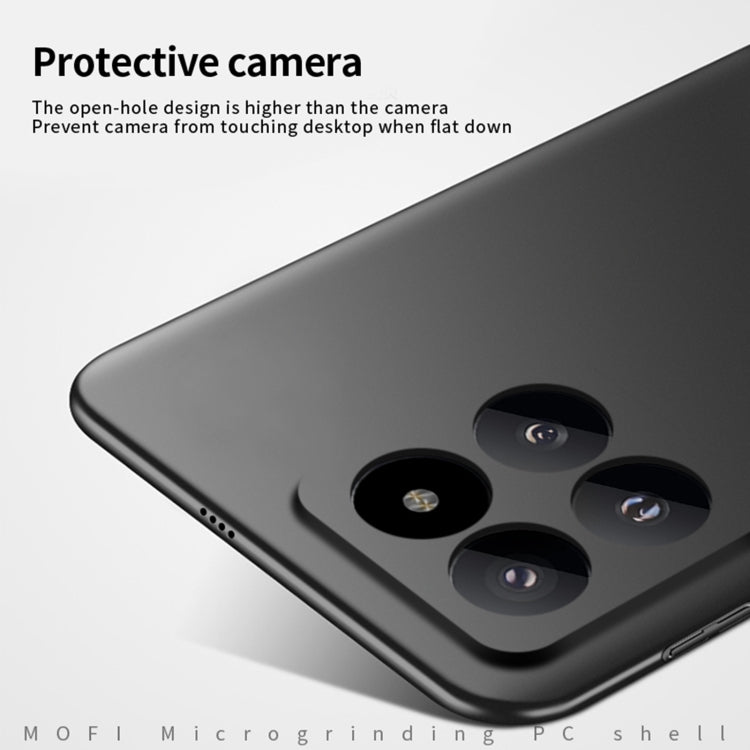For Xiaomi 14 Pro MOFI Micro-Frosted PC Ultra-thin Hard Phone Case(Black) - 14 Pro Cases by MOFI | Online Shopping South Africa | PMC TechLife | Buy Now Pay Later Mobicred