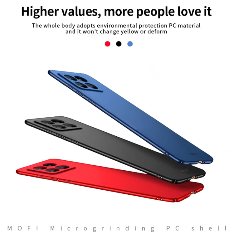 For Xiaomi 14 Pro MOFI Micro-Frosted PC Ultra-thin Hard Phone Case(Red) - 14 Pro Cases by MOFI | Online Shopping South Africa | PMC TechLife | Buy Now Pay Later Mobicred