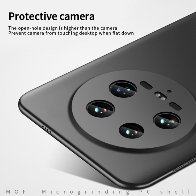 For Xiaomi 14 Ultra MOFI Micro-Frosted PC Ultra-thin Hard Phone Case(Black) - free shipping - PMC TechLife - Order now!