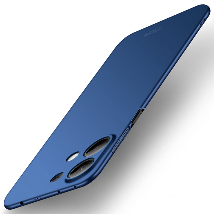 For Xiaomi Redmi Note 13 4G MOFI Micro-Frosted PC Ultra-thin Hard Phone Case(Blue) - Xiaomi Cases by MOFI | Online Shopping South Africa | PMC TechLife | Buy Now Pay Later Mobicred