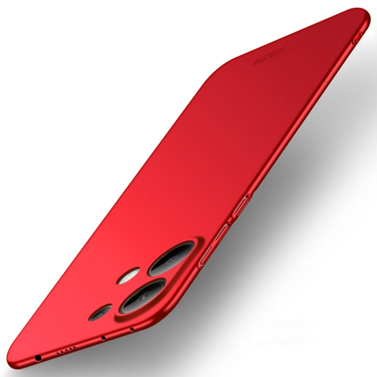 For Xiaomi Redmi Note 13 Pro 4G MOFI Micro-Frosted PC Ultra-thin Hard Phone Case(Red) - Note 13 Pro Cases by MOFI | Online Shopping South Africa | PMC TechLife