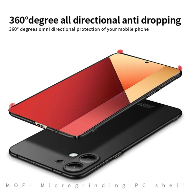 For Xiaomi Redmi Note 13 Pro 4G MOFI Micro-Frosted PC Ultra-thin Hard Phone Case(Red) - Note 13 Pro Cases by MOFI | Online Shopping South Africa | PMC TechLife