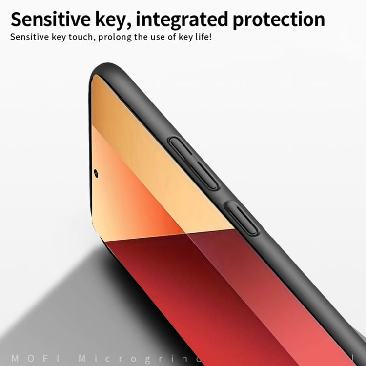 For Xiaomi Redmi Note 13 Pro 4G MOFI Micro-Frosted PC Ultra-thin Hard Phone Case(Red) - Note 13 Pro Cases by MOFI | Online Shopping South Africa | PMC TechLife
