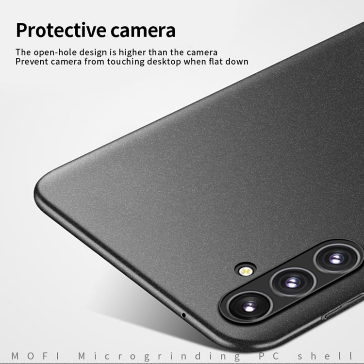 For Samsung Galaxy A34 5G MOFI Fandun Series Frosted PC Ultra-thin All-inclusive Phone Case(Green) - Galaxy Phone Cases by MOFI | Online Shopping South Africa | PMC TechLife | Buy Now Pay Later Mobicred