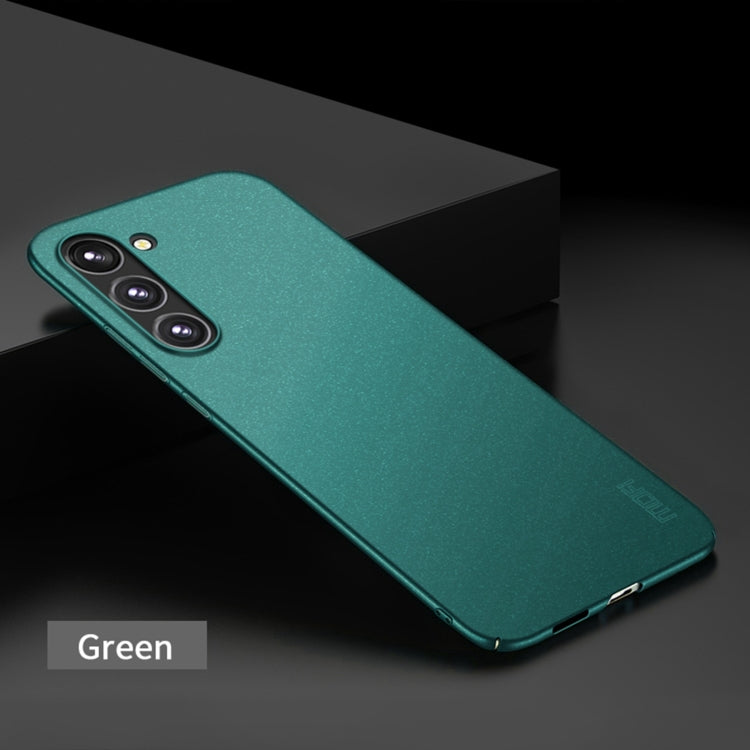 For Samsung Galaxy S24 5G MOFI Fandun Series Frosted PC Ultra-thin All-inclusive Phone Case(Green) - Galaxy S24 5G Cases by MOFI | Online Shopping South Africa | PMC TechLife | Buy Now Pay Later Mobicred
