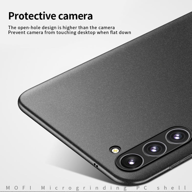 For Samsung Galaxy S24+ 5G MOFI Fandun Series Frosted PC Ultra-thin All-inclusive Phone Case(Blue) - Galaxy S24+ 5G Cases by MOFI | Online Shopping South Africa | PMC TechLife
