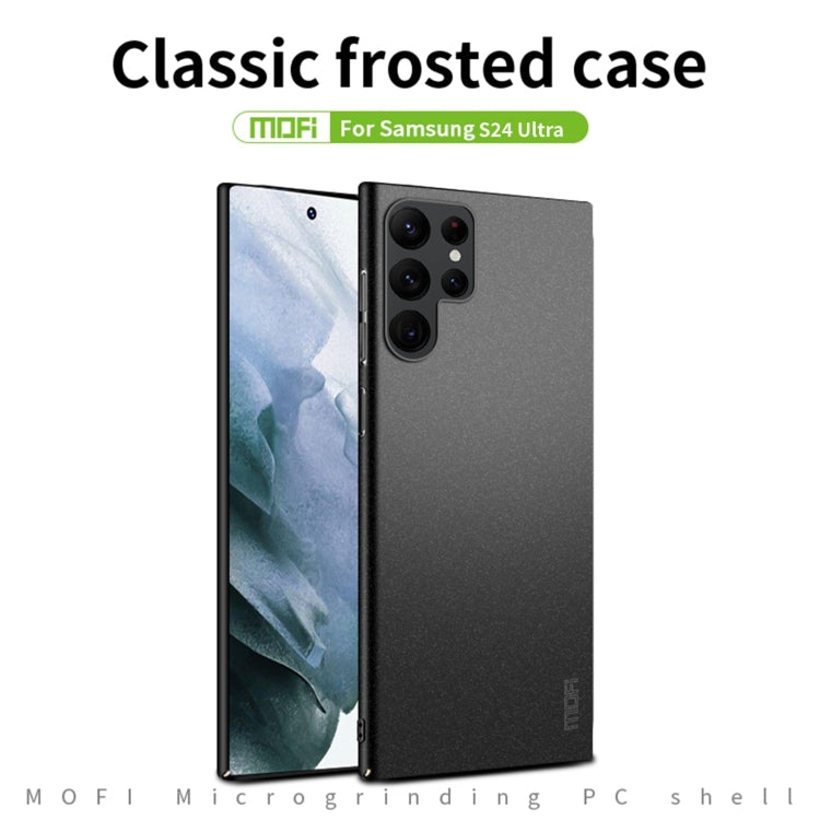 For Samsung Galaxy S24 Ultra 5G MOFI Fandun Series Frosted PC Ultra-thin All-inclusive Phone Case(Green) - Galaxy S24 Ultra 5G Cases by MOFI | Online Shopping South Africa | PMC TechLife