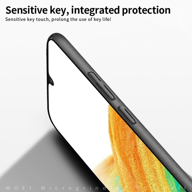 For Samsung Galaxy A55 5G MOFI Fandun Series Frosted PC Ultra-thin All-inclusive Phone Case(Blue) - Galaxy Phone Cases by MOFI | Online Shopping South Africa | PMC TechLife | Buy Now Pay Later Mobicred