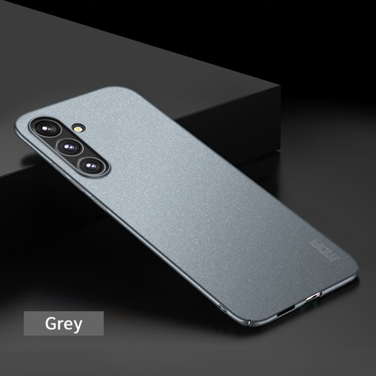 For Samsung Galaxy A55 5G MOFI Fandun Series Frosted PC Ultra-thin All-inclusive Phone Case(Gray) - Galaxy Phone Cases by MOFI | Online Shopping South Africa | PMC TechLife | Buy Now Pay Later Mobicred