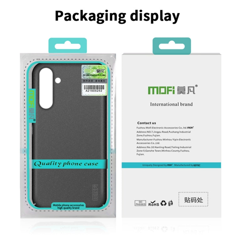 For Samsung Galaxy S24 5G MOFI Fandun Series Frosted PC Ultra-thin All-inclusive Phone Case(Black) - Galaxy S24 5G Cases by MOFI | Online Shopping South Africa | PMC TechLife | Buy Now Pay Later Mobicred