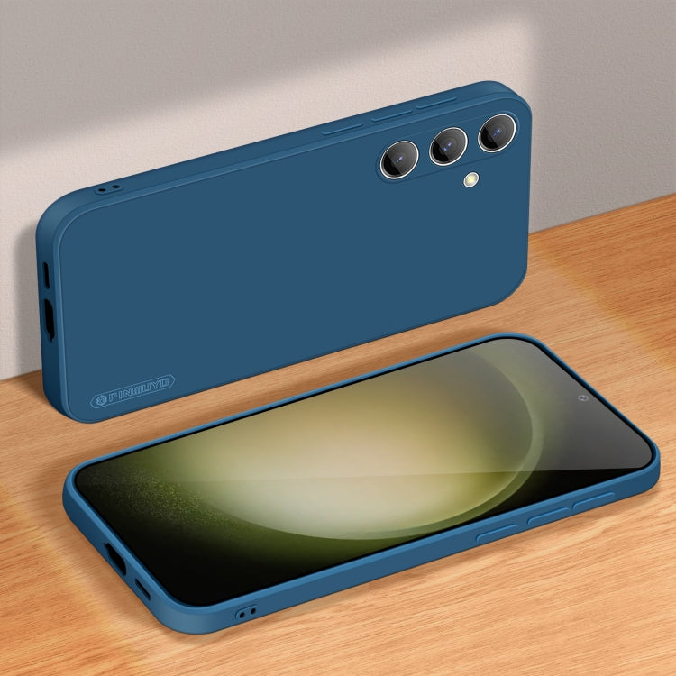 For Samsung Galaxy S24+ 5G PINWUYO Sense Series Liquid Silicone TPU Phone Case(Blue) - free shipping - PMC Jewellery - Order now!