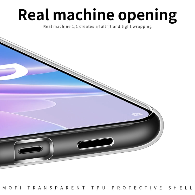 For OPPO A58 4G MOFI Ming Series Transparent Ultra-thin TPU Phone Case(Transparent) - OPPO Cases by MOFI | Online Shopping South Africa | PMC TechLife