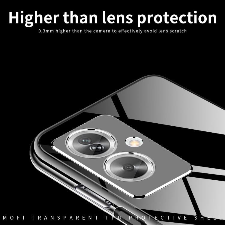 For OPPO A79 5G / A2 MOFI Ming Series Transparent Ultra-thin TPU Phone Case(Transparent) - OPPO Cases by MOFI | Online Shopping South Africa | PMC TechLife