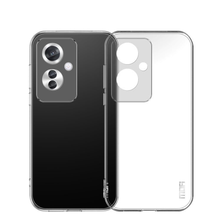 For OPPO Reno11 F MOFI Ming Series Transparent Ultra-thin TPU Phone Case(Transparent) - OPPO Cases by MOFI | Online Shopping South Africa | PMC TechLife