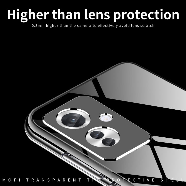 For OPPO Reno11 F MOFI Ming Series Transparent Ultra-thin TPU Phone Case(Transparent) - OPPO Cases by MOFI | Online Shopping South Africa | PMC TechLife
