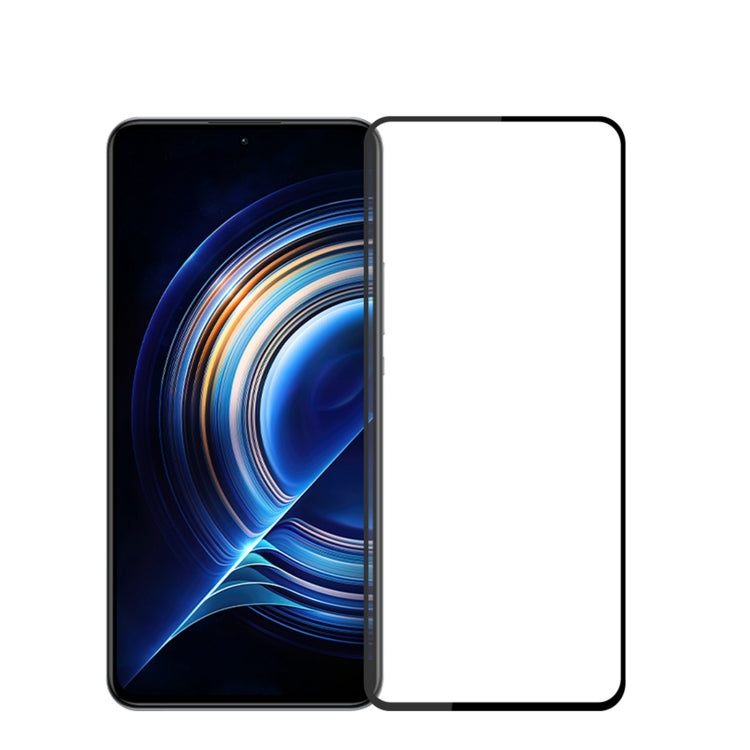 For Xiaomi Poco F5 Pro MOFI 9H 2.5D Full Screen Tempered Glass Film(Black) -  by MOFI | Online Shopping South Africa | PMC TechLife | Buy Now Pay Later Mobicred