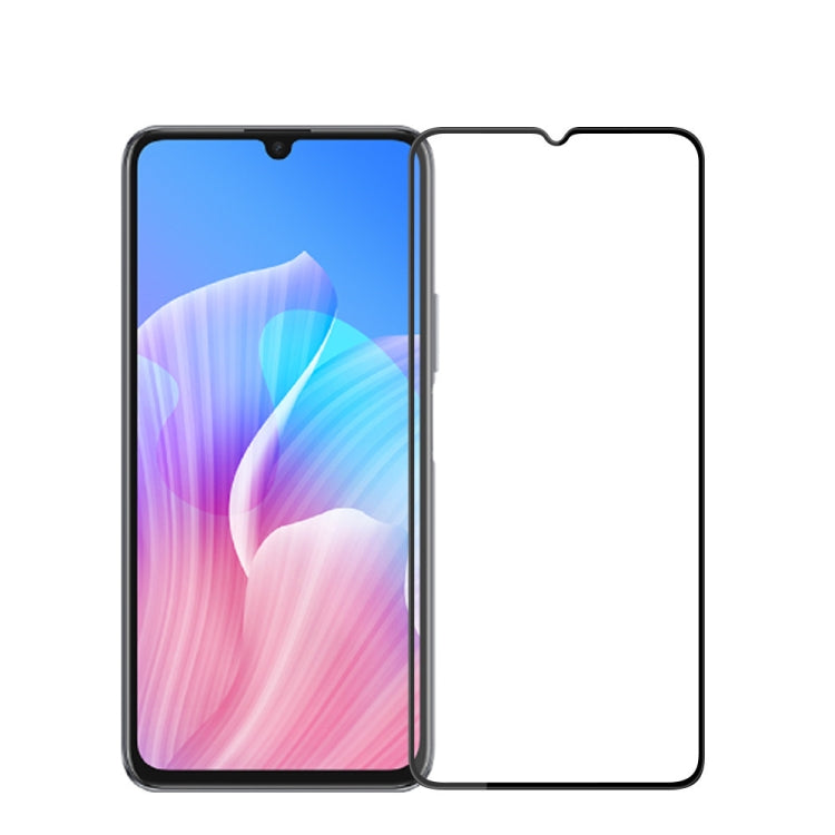 For Samsung Galaxy A24 MOFI 9H 3D Explosion-proof Curved Screen Tempered Glass Film(Black) - Galaxy Tempered Glass by MOFI | Online Shopping South Africa | PMC TechLife | Buy Now Pay Later Mobicred