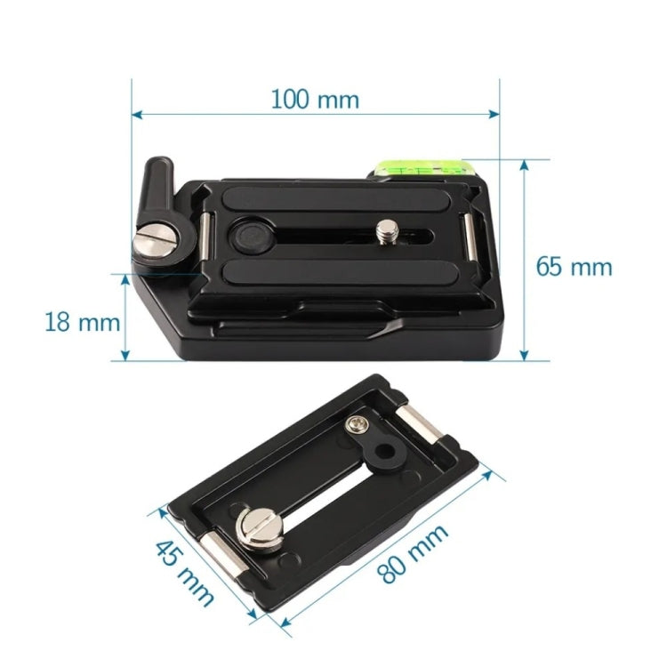 QRA-635 Camera Tripod Aluminum Alloy Metal Quick Release Plate - Quick Release Plate by PMC TechLife | Online Shopping South Africa | PMC TechLife | Buy Now Pay Later Mobicred