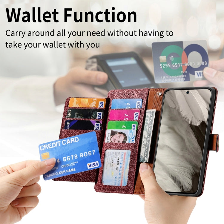 For iPhone 16 Plus Love Zipper Lanyard Leather Phone Case(Red) - free shipping - PMC Jewellery - Order now!