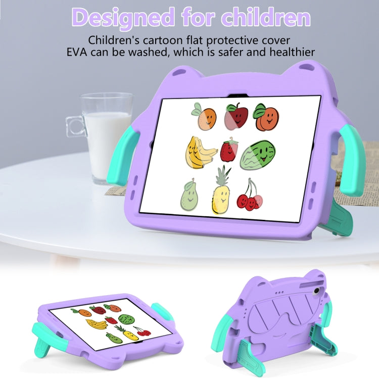 For Lenovo Tab M10 Plus TB-125 2022 Ice Baby EVA Shockproof Hard PC Tablet Case(Light Purple+Mint Green) - Lenovo by PMC TechLife | Online Shopping South Africa | PMC TechLife | Buy Now Pay Later Mobicred