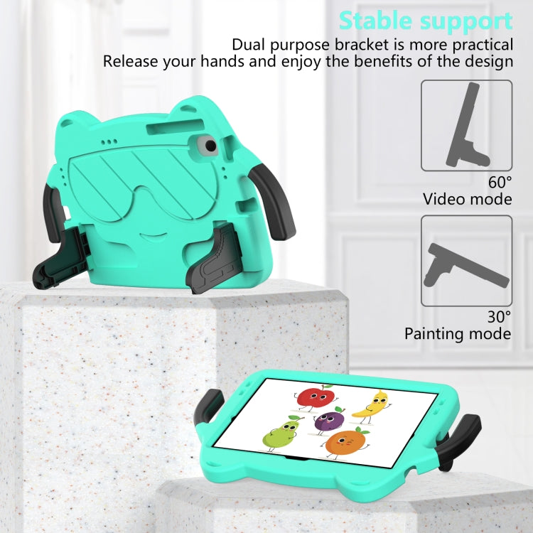 For Lenovo Tab M10 Plus TB-125 2022 Ice Baby EVA Shockproof Hard PC Tablet Case(Mint Green+Black) - Lenovo by PMC TechLife | Online Shopping South Africa | PMC TechLife | Buy Now Pay Later Mobicred