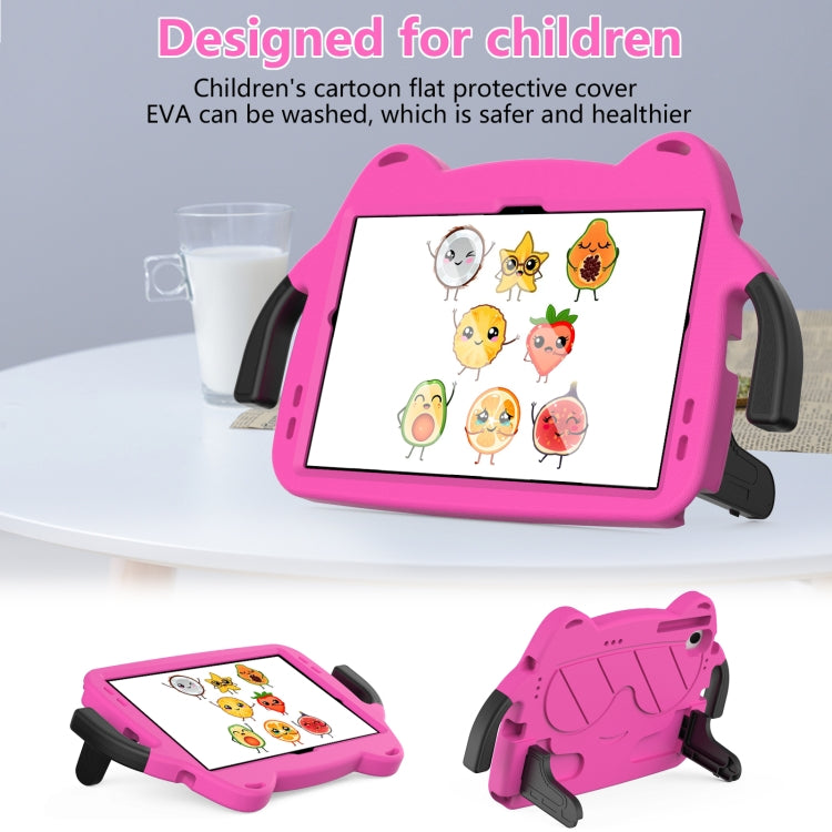 For Lenovo Tab M10 Plus TB-125 2022 Ice Baby EVA Shockproof Hard PC Tablet Case(Rose Red+Black) - Lenovo by PMC TechLife | Online Shopping South Africa | PMC TechLife | Buy Now Pay Later Mobicred