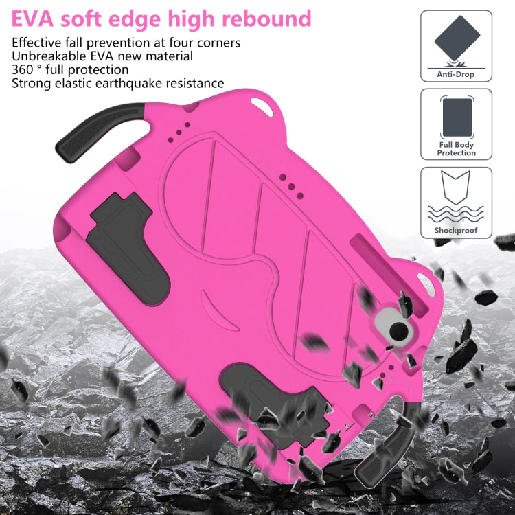 For Lenovo Tab M10 Plus TB-125 2022 Ice Baby EVA Shockproof Hard PC Tablet Case(Rose Red+Black) - Lenovo by PMC TechLife | Online Shopping South Africa | PMC TechLife | Buy Now Pay Later Mobicred
