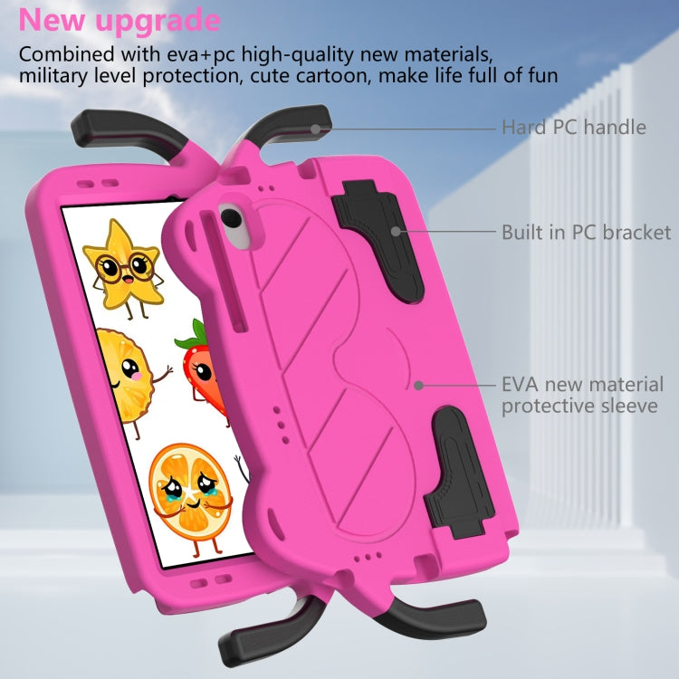 For Huawei Matepad SE 10.4 2023 Ice Baby EVA Shockproof Hard PC Tablet Case(Rose Red+Black) - Huawei by PMC TechLife | Online Shopping South Africa | PMC TechLife | Buy Now Pay Later Mobicred