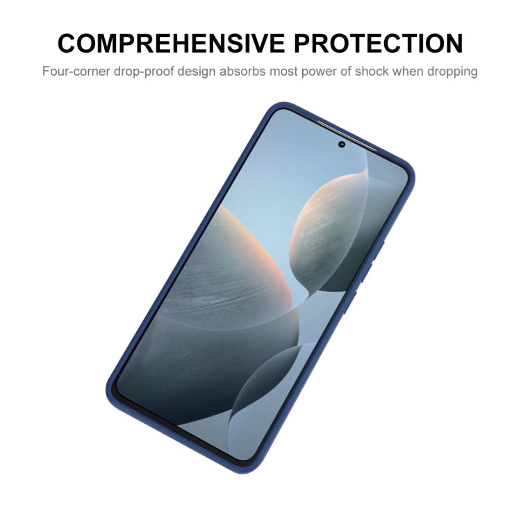 For Xiaomi Poco F6 Pro / Redmi K70 ENKAY Hat-Prince Liquid Silicone Shockproof Soft Phone Case(Dark Blue) - Xiaomi Cases by ENKAY | Online Shopping South Africa | PMC Jewellery | Buy Now Pay Later Mobicred