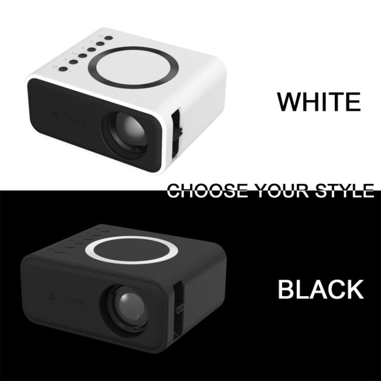 YT300 Home Multimedia Mini Remote Projector Support Mobile Phone(AU Plug White) - Mini Projector by PMC TechLife | Online Shopping South Africa | PMC TechLife | Buy Now Pay Later Mobicred