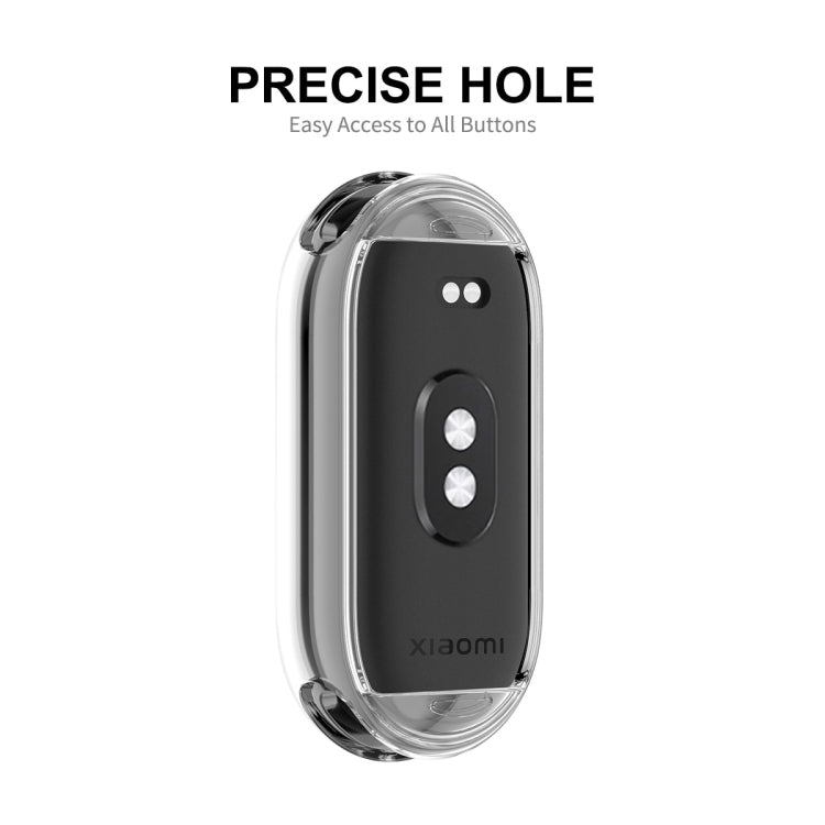 For Xiaomi Mi Band 8 ENKAY Hat-Prince Full Coverage Transparent Soft TPU Case with Screen Protection - Watch Cases by ENKAY | Online Shopping South Africa | PMC TechLife | Buy Now Pay Later Mobicred