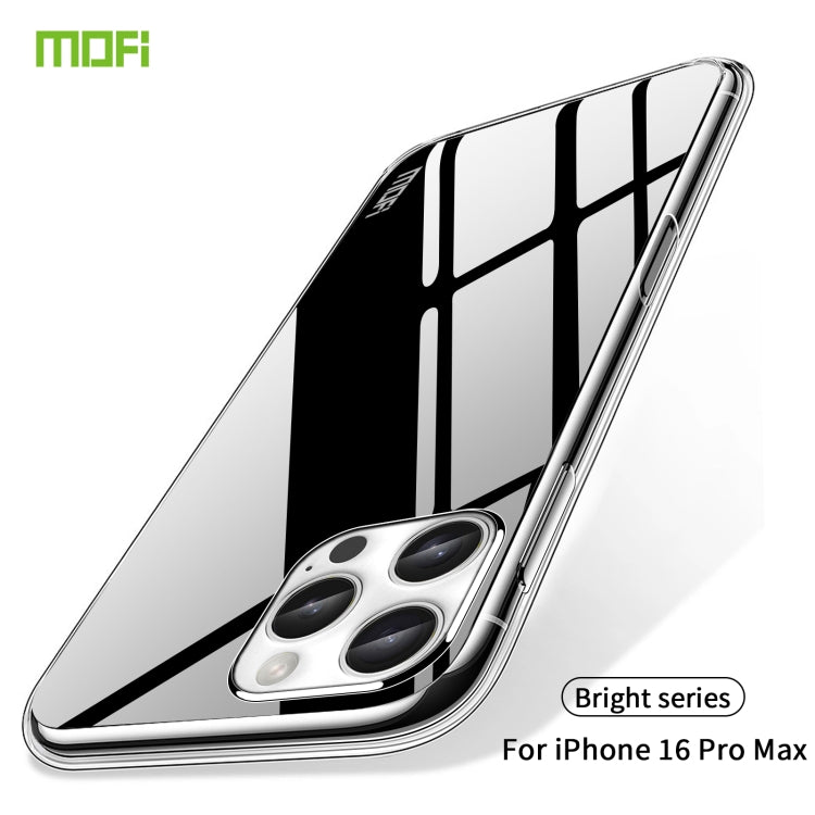 For iPhone 16 Pro Max MOFI Ming Series Ultra-thin TPU Phone Case(Transparent) - iPhone 16 Pro Max Cases by MOFI | Online Shopping South Africa | PMC TechLife | Buy Now Pay Later Mobicred