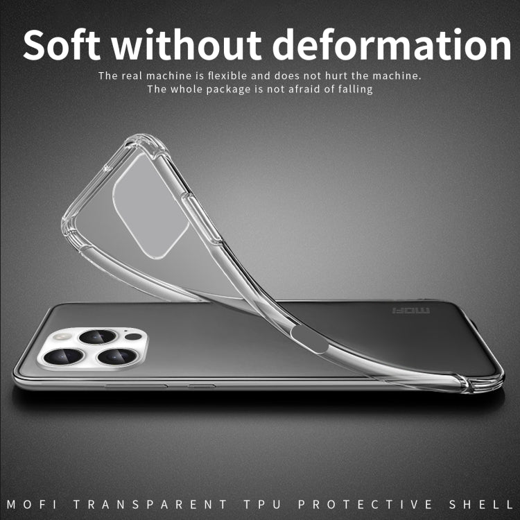 For iPhone 16 Pro Max MOFI Ming Series Ultra-thin TPU Phone Case(Transparent) - iPhone 16 Pro Max Cases by MOFI | Online Shopping South Africa | PMC TechLife | Buy Now Pay Later Mobicred