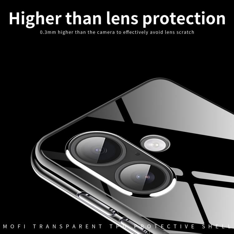 For iPhone 17 MOFI Ming Series Ultra-thin TPU Phone Case(Transparent) - iPhone 17 Cases by MOFI | Online Shopping South Africa | PMC TechLife | Buy Now Pay Later Mobicred