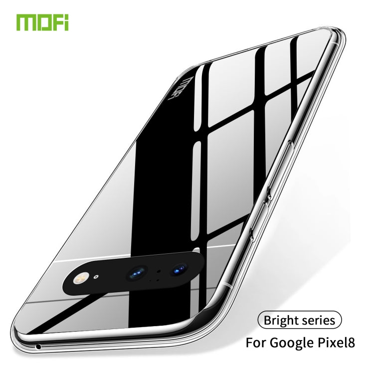 For Google Pixel 8 MOFI Ming Series Ultra-thin TPU Phone Case(Transparent) - Google Cases by MOFI | Online Shopping South Africa | PMC TechLife