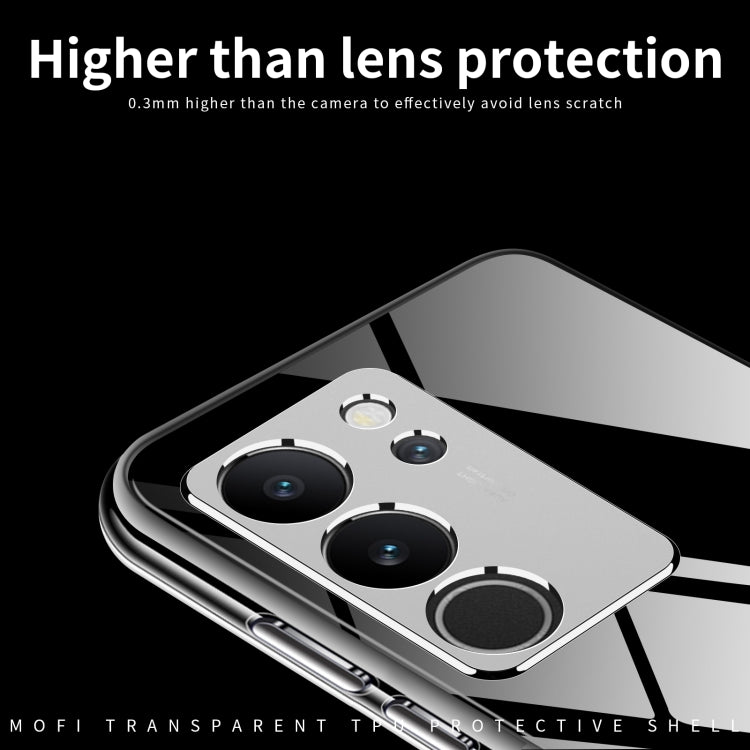 For vivo S17 Pro MOFI Ming Series Ultra-thin TPU Phone Case(Transparent) - vivo Cases by MOFI | Online Shopping South Africa | PMC TechLife