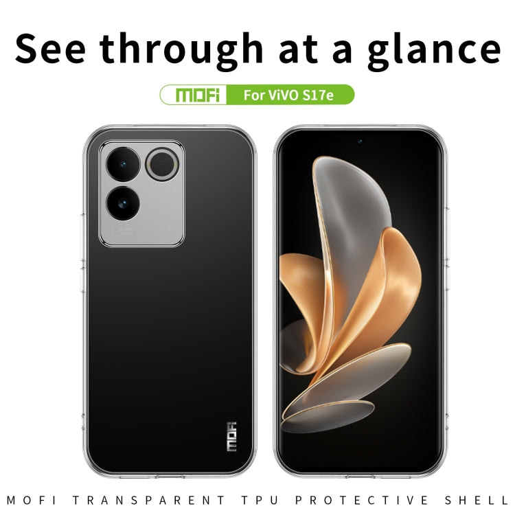 For vivo S17e MOFI Ming Series Ultra-thin TPU Phone Case(Transparent) - vivo Cases by MOFI | Online Shopping South Africa | PMC TechLife