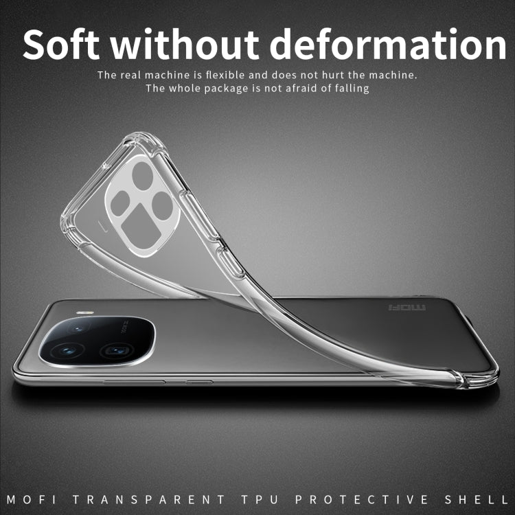 For vivo iQOO 12 Pro MOFI Ming Series Ultra-thin TPU Phone Case(Transparent) - iQOO 12 Pro Cases by MOFI | Online Shopping South Africa | PMC TechLife