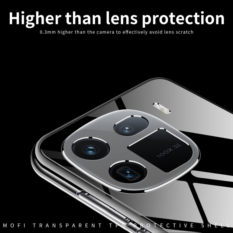 For vivo iQOO 12 Pro MOFI Ming Series Ultra-thin TPU Phone Case(Transparent) - iQOO 12 Pro Cases by MOFI | Online Shopping South Africa | PMC TechLife