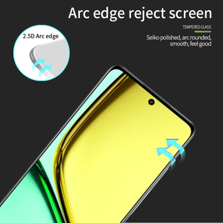 For Realme C67 5G PINWUYO 9H 2.5D Full Screen Tempered Glass Film(Black) - Realme Tempered Glass by PINWUYO | Online Shopping South Africa | PMC TechLife | Buy Now Pay Later Mobicred
